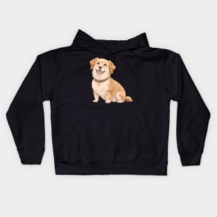 Cheerful Golden Gaze Kids Hoodie